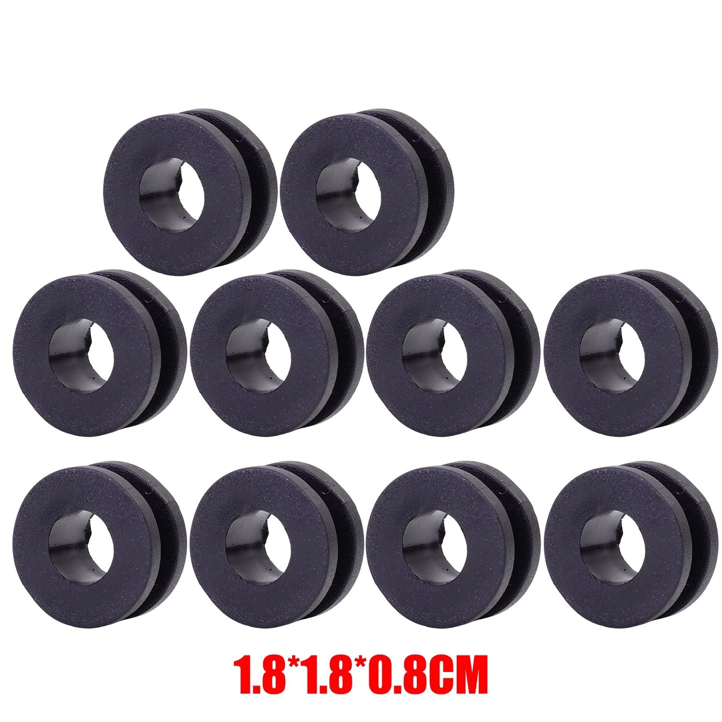 Motorcycle Side Cover Rubber Grommet Gasket Fairing 50/10PCS
