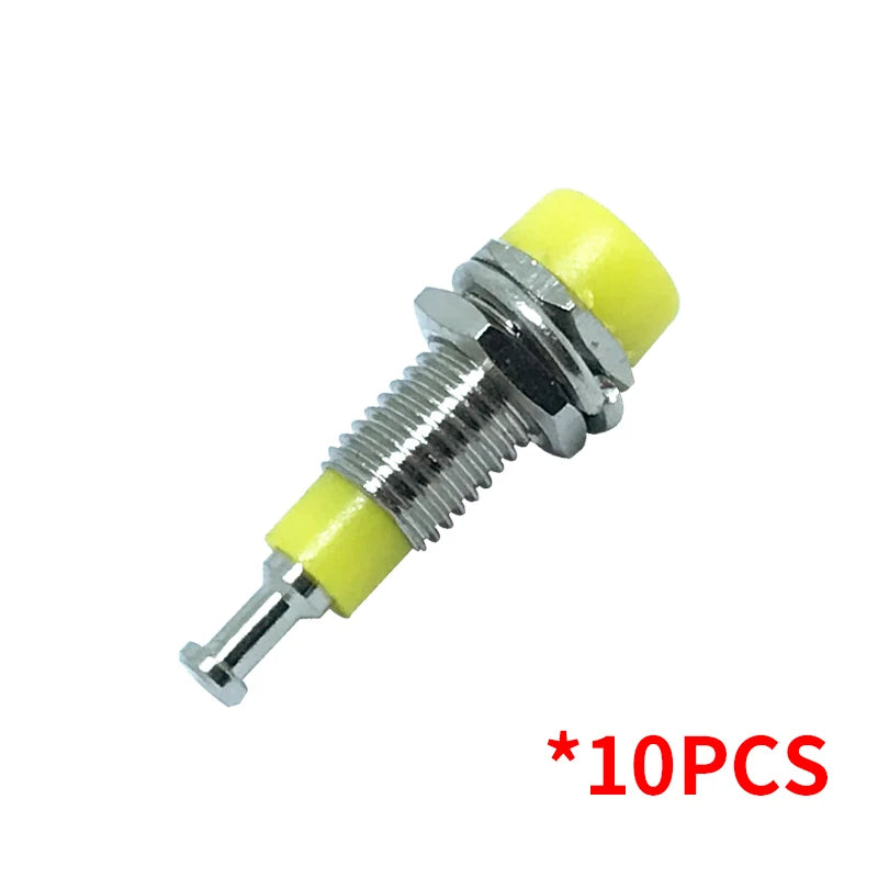 2mm Banana Female Socket Jack Insulated Copper Wiring Terminal for Panel Testing Speaker Connections