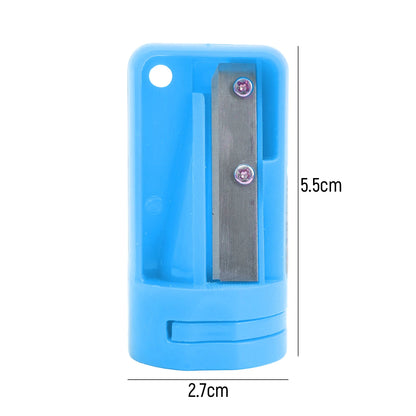 Woodworking Hand Tools Manual Woodwork Pencil Cutter, Portable Carpenter Pencil Sharpener, Blue, Practical for Homework and Writing
