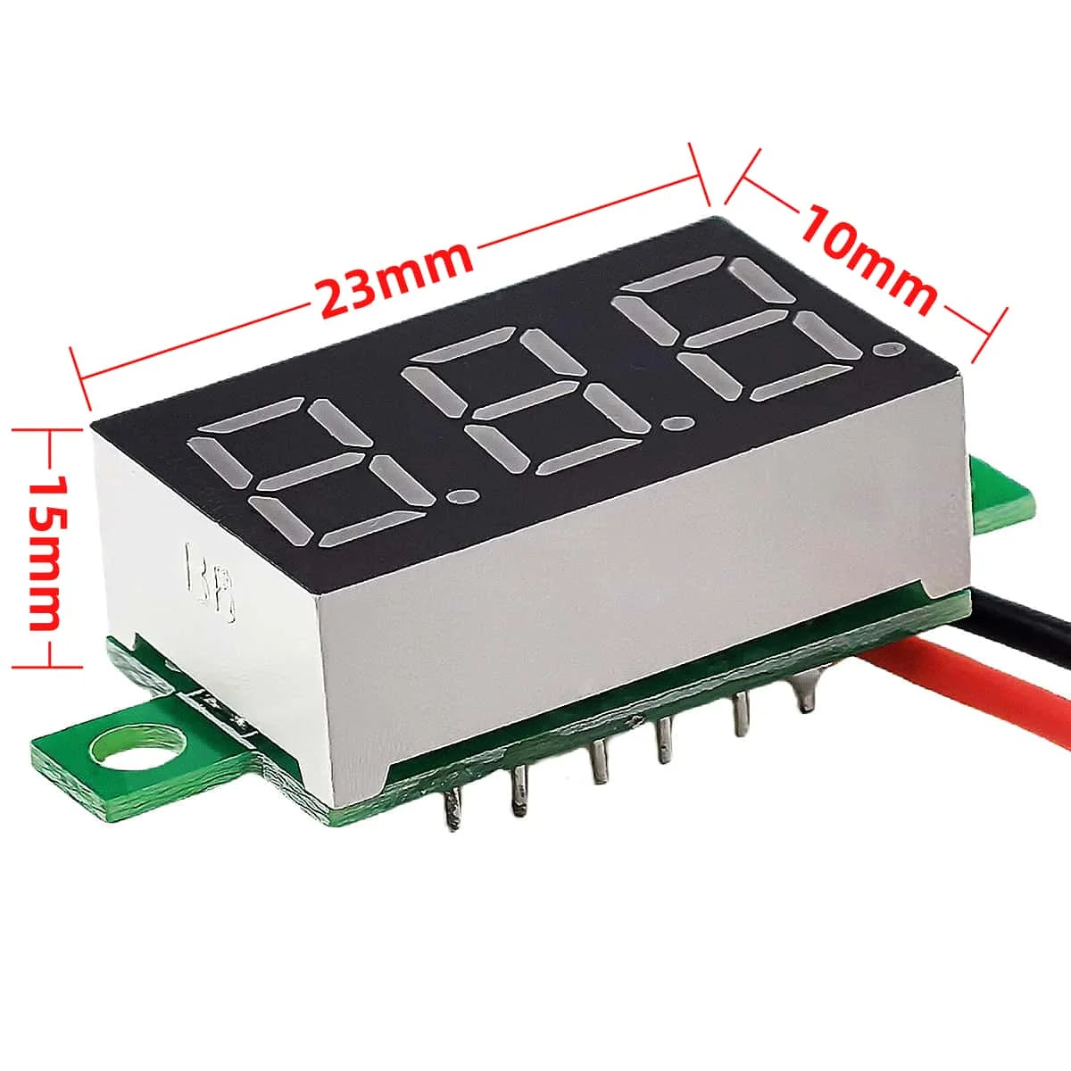 DC 4.5V-30V Mini Digital Two-Wire Voltmeter 0.36 Inch LED Display Voltage Tester Module Red Blue Green