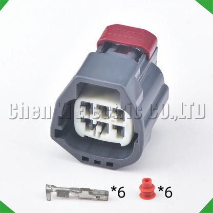 6 Pin Electric Fuel Pump Connector 7282-5553-10 7283-5553-10 Waterproof Plug