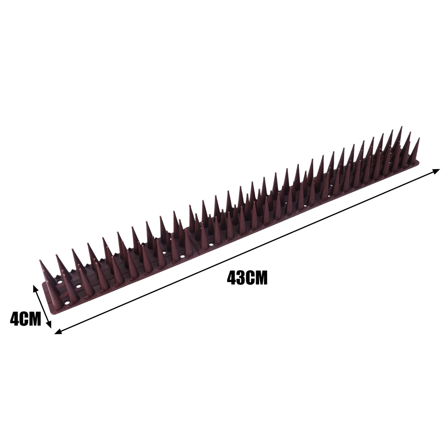 Plastic Bird Deterrent Spikes Anti-Climb Anti-Pigeon Cat Proof Set for Outdoor Roof Fence Ledge Guard Garden Humane Pest Control