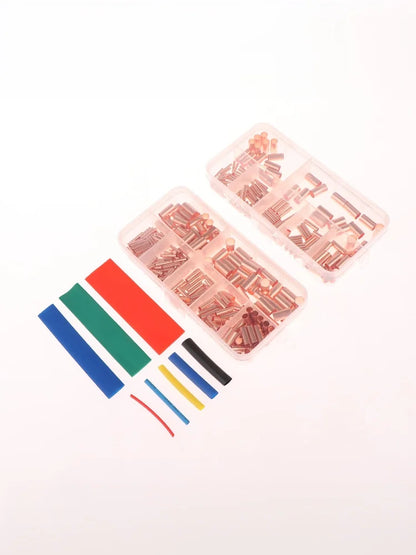 Non-Insulated Butt Terminal Assortment Kit Copper Crimp Connector