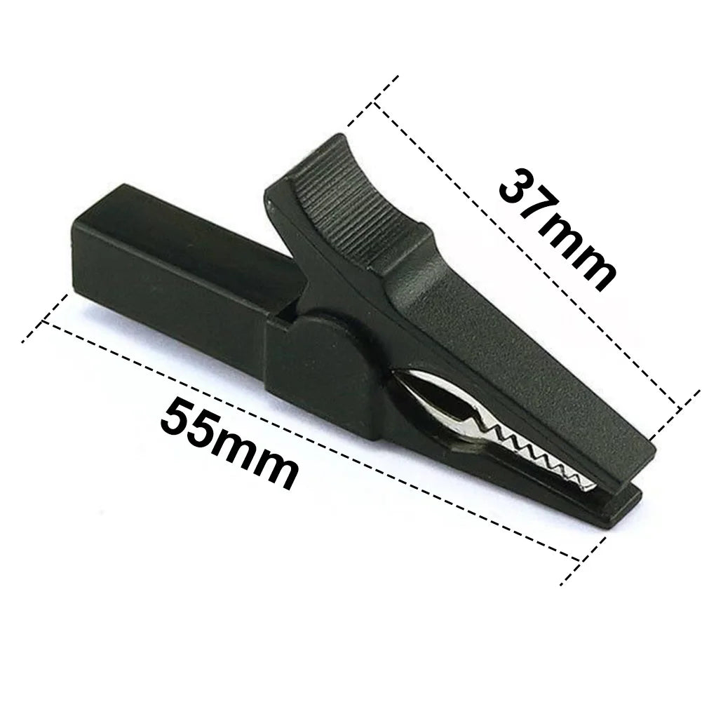 Electrical Jumpers Crocodile Clips Six Different Colors Strong Grip And Conductivity 14mm Maximum Opening 4mm Wiring Hole