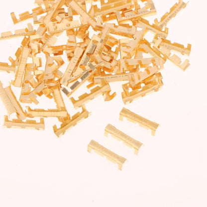 U-Shaped Electrical Wire Connectors Set 0.5-1.5mm² with Heat Shrink Tube Crimp Terminals Block for Fast Wiring Cable Lock