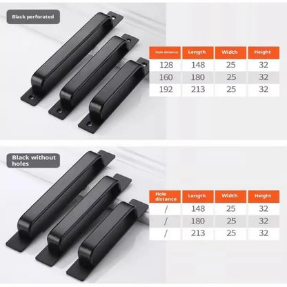 Drill-free Aluminum Handle for Sliding Door Window Drawer Bathroom Push-Pull