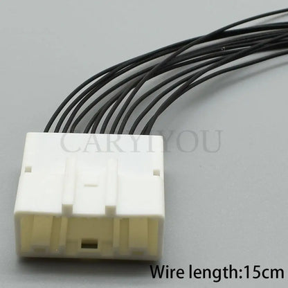 1376103-1 / 1473413-1 / 1318917-1 Automotive 24-Pin Rearview Mirror Connector — Male Female Unsealed Socket