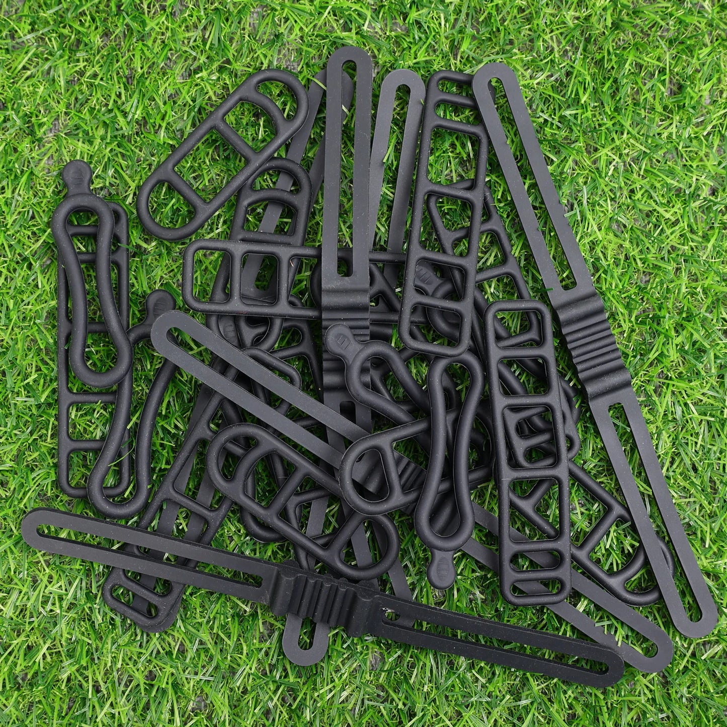 12/4pcs Bike Silicone Mount Bands Bicycle Light Rubber Straps Clip for Headlight Taillight Fixing Universal Bike Accessories