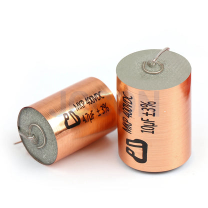 400V MKP Metallized Polypropylene Film Capacitor 0.1µF-33µF Oil-Immersed for Tube Amplifier Crossover