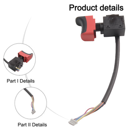 Power Tool Switch Compatible with SB12BL SB18LBL BS18LBLQ SSD12BL 343411770 Replacement Part for Cordless Drills 7 2V to 24V