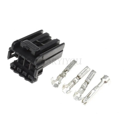 4 Pin Waterproof Connector 174929-1 174922-1 DJ7044Y-1.8 PA66 Black White Male Female