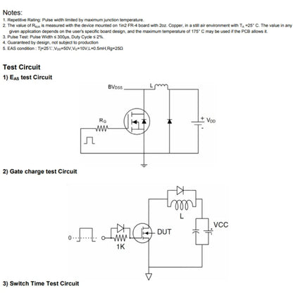 3PCS NCEP15T14LL N-Channel 150V 170A Power MOSFET FET