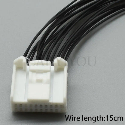 1473750-1 / 1473807-1 Toyota 20-Pin CD Player Wiring Harness Socket — Low Current Audio Connector