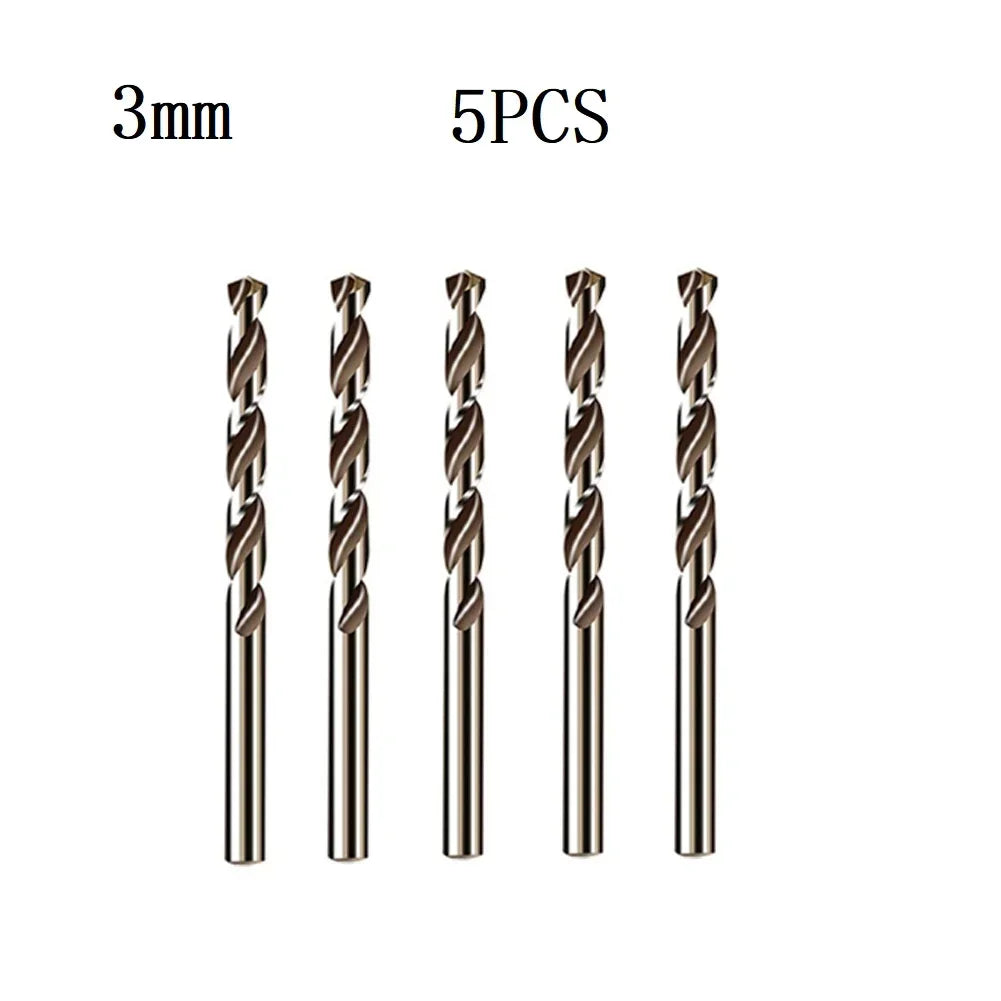 HSS M35 Cobalt Drill Bit Set 1–3mm for Stainless Steel Auger High-Quality Drill Press Power Tool Parts