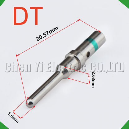 20pcs 1.5mm Crimp Pins 0460-215-1631 0462-209-1631 Automotive Connector Terminals