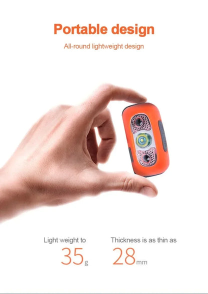 Mini LED Rechargeable Sensor Headlamp Built-in Battery USB Head Flashlight Outdoor Waterproof Camping Fishing Headlight