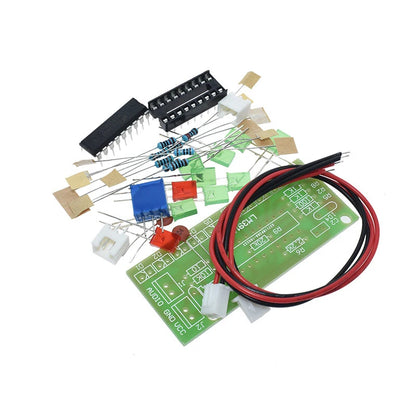 LM3915 10 LED Audio Spectrum Analyzer Level Indicator Kit 9V-12V DIY Electronics Soldering Practice