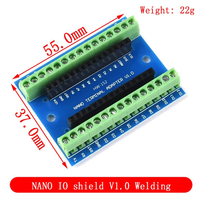 Arduino Nano 3.0 Compatible Controller with CH340 USB Driver ATMEGA328P 16MHz Mini/Micro/Type-C