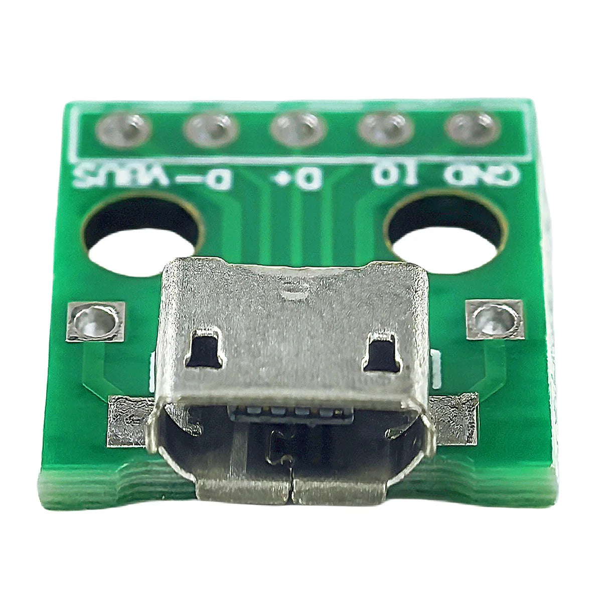 Micro USB to DIP Adapter 5-Pin Female Connector PCB Converter for Breadboard and DIY Electronics