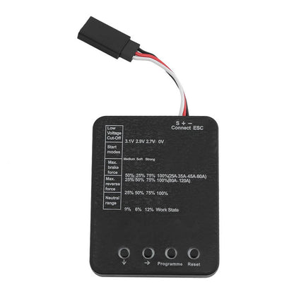 Rogramming Card For Electronic Speed Controller Travel Settings LED Indicator Compatible With Multi ESC 61486mm