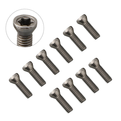 Torx Steel Screws M2.5 x 7mm / M2.5 x 6mm for CNC Lathe Tools and Carbide Insert Replacement