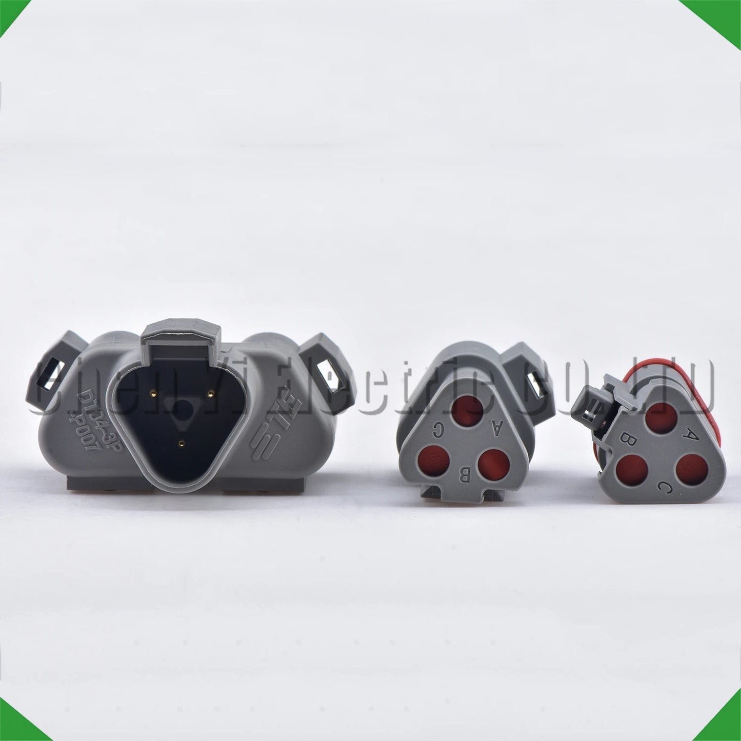 3 Pin Electrical Housing Connector DT04-3P-P007 For Deutsch DT Series