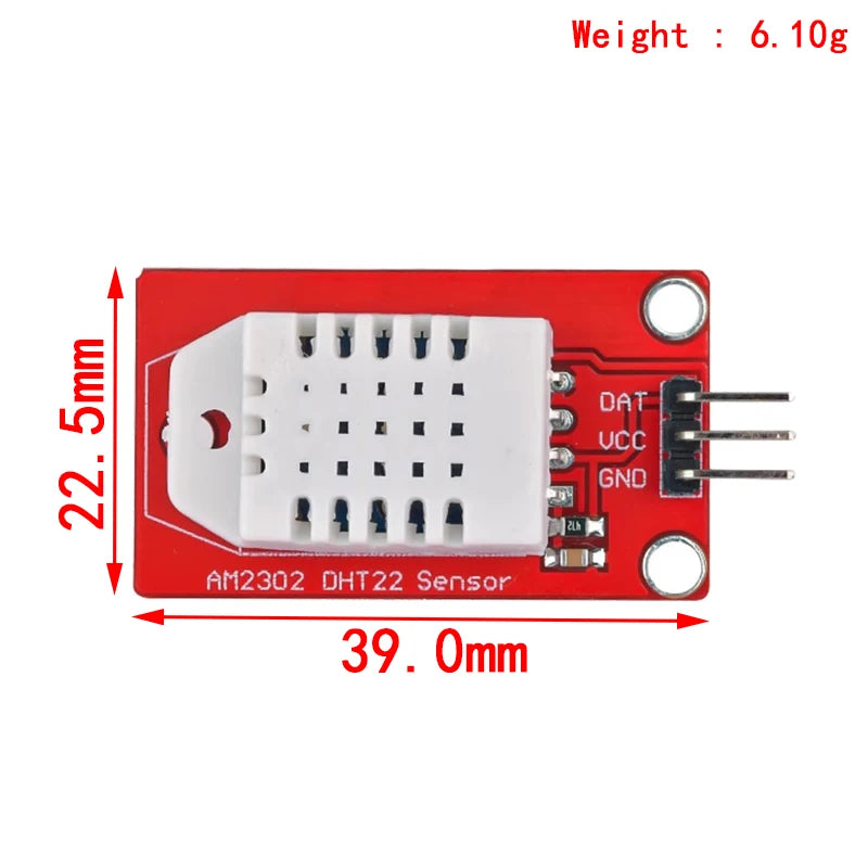 High Precision DHT22/AM2302 Digital Temperature and Humidity Sensor Module for Arduino Uno R3