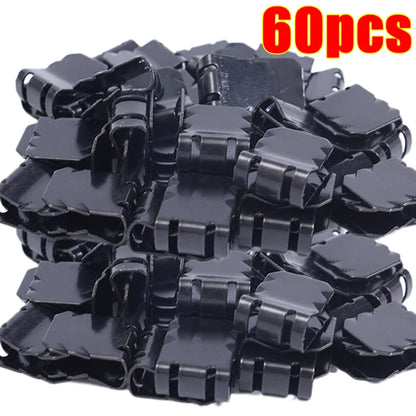 Car Fender U-shaped Fixing Clips Auto Engine Guard Buckle Clamp Motorcycle Truck Mudguard Metal Fixed Buckle Fastener Iron Parts