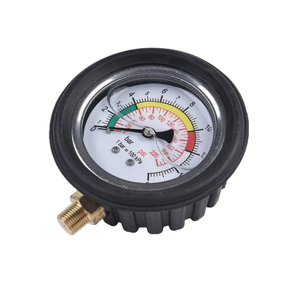 0–220psi Car Tire Air Pressure Gauge for Inflator Pump, Tire Repair Tool with 11mm & 13mm Thread Diameter