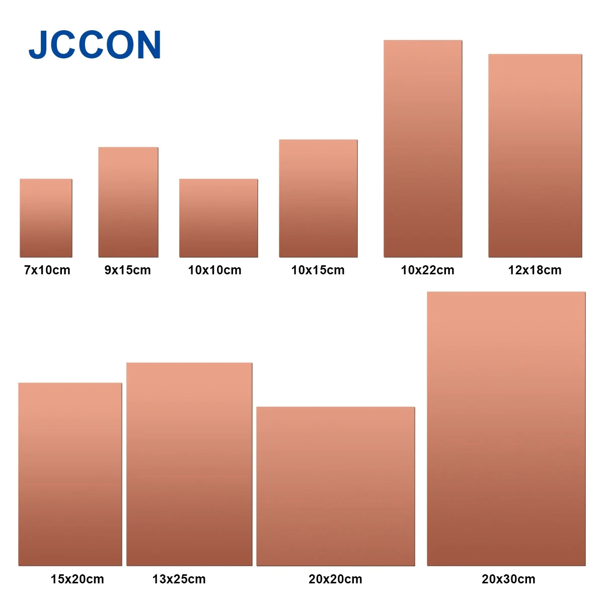 Single-Side Copper Clad PCB Board Kit 7x10, 10x15, 15x20, 20x30cm Universal DIY Laminate Circuit Board