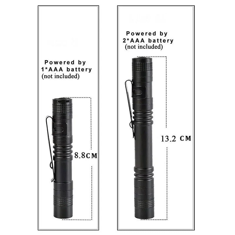 LED 395UV Flashlight Ultraviolet/white Light Pocket Pen Light Using 3A Battery for Pet Dog Cat Urine Detector Scorpion Finder