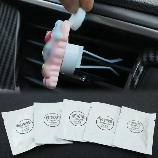 Car Air Freshener Solid Perfume Tablets Air Vent Perfume Refill Fragrances Car Interior Perfume Diffuser Tablet Accessories