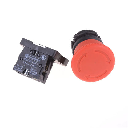 XB2-ES542 22mm NC Emergency Stop Push Button Switch – Red Mushroom Head