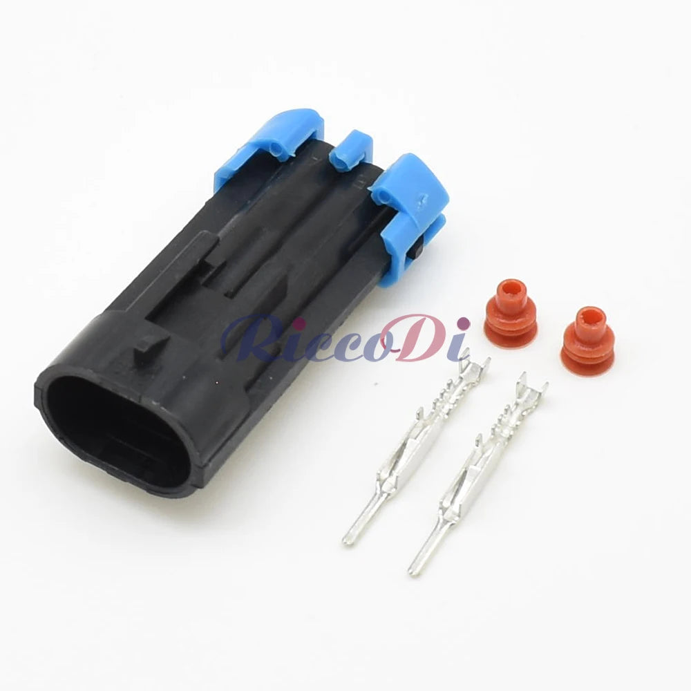 2 Pin 1.5mm Water Temperature Sensor Connector 12162000 12052641 DJ7024-1.5 for Buick Lacrosse GL8