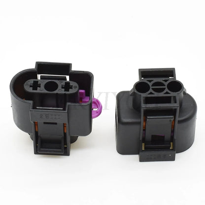 2-Pin Windshield Washer Pump Connector DJ7028C-3.5-21 1J0973202 — for VW Antifreeze Water Spray Pump