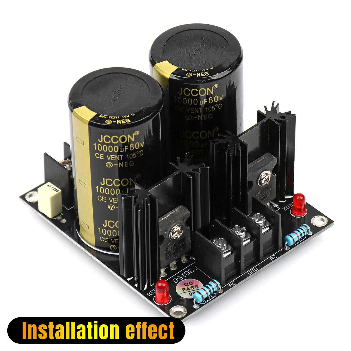 Schottky Rectifier Power Supply Board 120A for DIY Speaker Amplifier