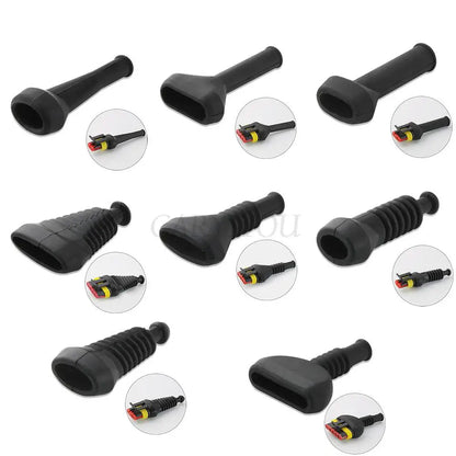 282104-1 / 282080-1 Silicone Sleeve Cover for Tyco AMP 1.5 Series Waterproof Connector — 2PCS