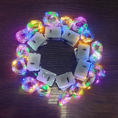 8pcs Fairy Lights String Battery LED Home Decor Lights