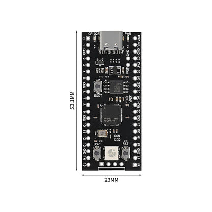 RP2040 Core Board 4MB/16MB Dual-Core Cortex-M0+ USB-C Compatible with Raspberry Pi Pico MicroPython Development