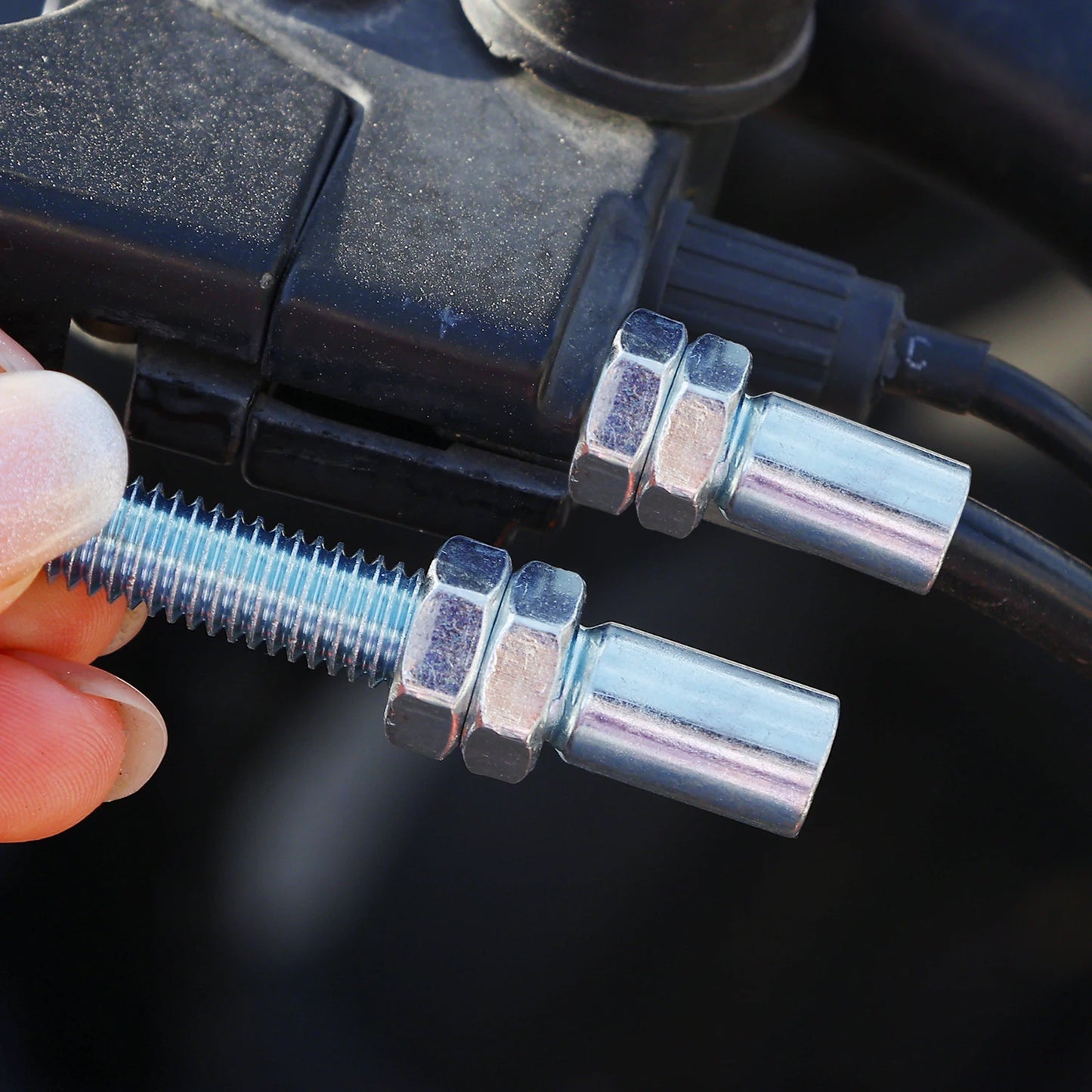 M8 Hollow Screw Throttle Cable Parts – Motorbike/Kart Throttle Cable Screw for Agricultural Machinery Accessories