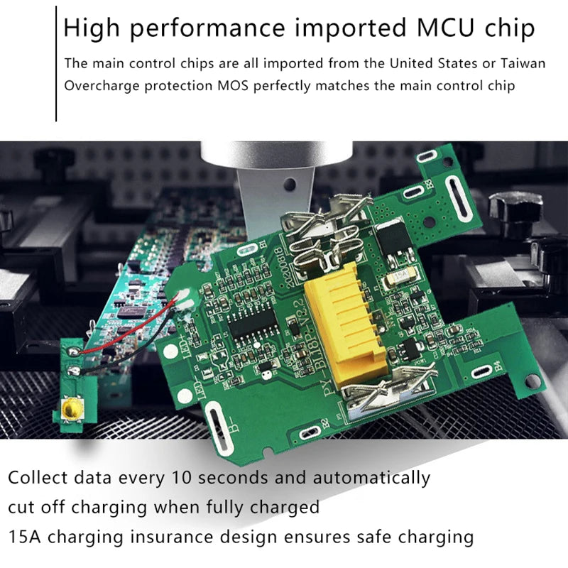 1pc BL1830 Li-Ion Battery BMS PCB Charging Protection Board For 18V Tool