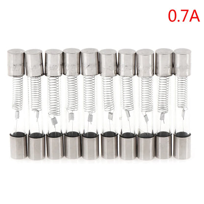 10PCS 5KV Microwave Oven Fuse High Voltage Fuse 0.65A 0.7A 0.75A 0.8A 0.9A