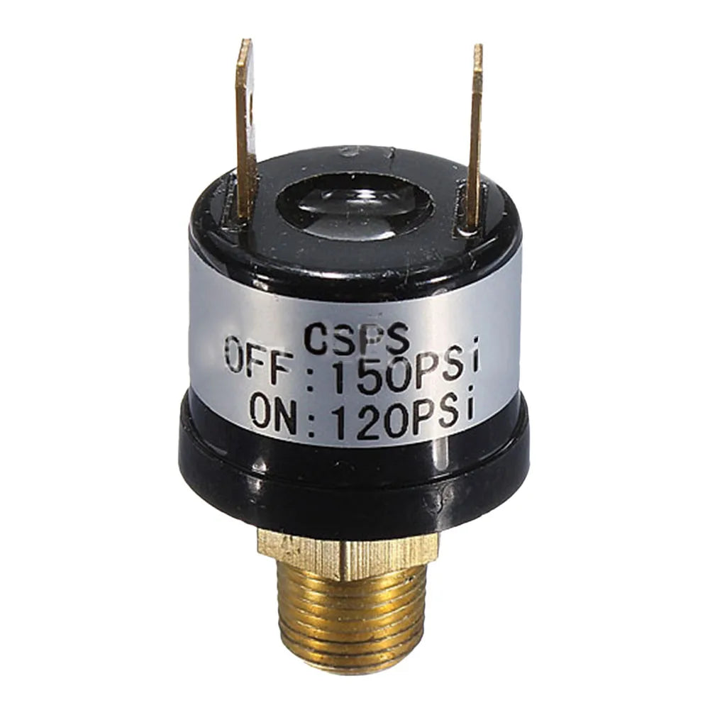 Air Compressor Pressure Control Switch 70-100PSI 170-200PSI Valve Heavy Duty 12V 3.5A 1/4 Inch Thread Air Compressor Parts