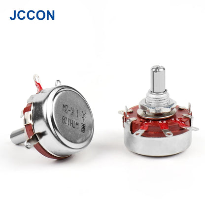 WTH118-1A 2W Single-Turn Carbon Film Potentiometer Rotary Switch 1K–1M