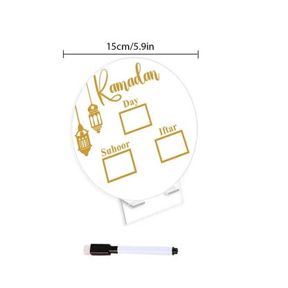 2026 Ramadan Countdown Calendar, Islamic Muslim Party Decor, Acrylic Eid Mubarak Ornament, Kareem Ramadan Decoration