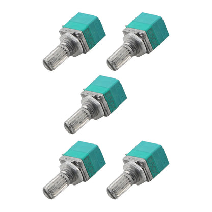 Audio Equipment 60*60*60 Mm Sealing Potentiometer Knurled Shaft Potentiometer Control Device Plastic Shell Single Linear Use