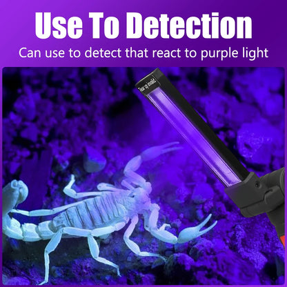 395nm UV Flashlight Rechargeable Blacklight UV Lamp