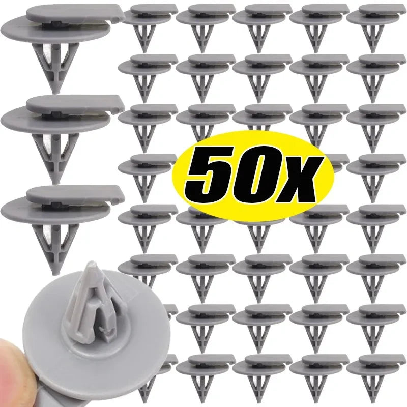 Car Fender Plastic Rivet Clip — Wheel Arch Trim Clips Fastener for BMW Mini R50 R53 10/50pcs