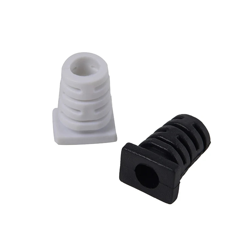 10pcs Rubber Strain Relief Cord Boot 5.0mm Cable Protector Sleeve