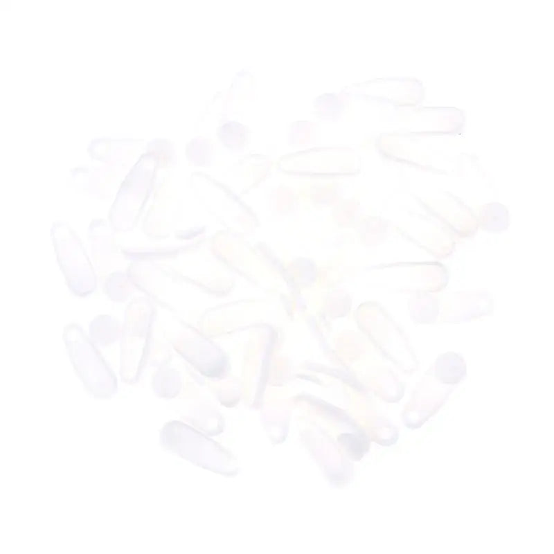 New 50Pcs Multifunction Drapery Hooks Plastic Curtain Track Clips Easy To Use Durable White Curtain Track Hooks Bedroom